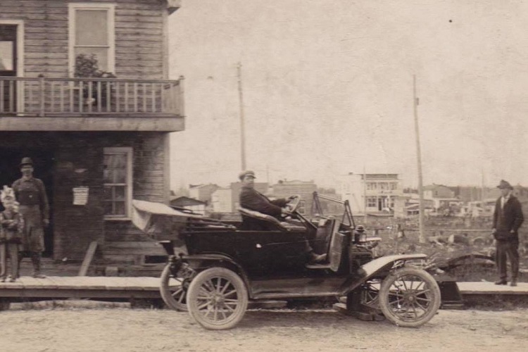 Cochrane history:  The first car that didn’t need rails comes to town