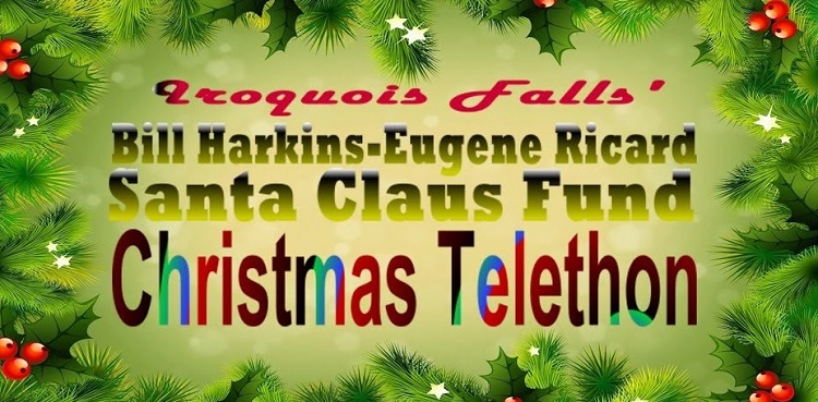 Santa Claus Fund telethon Saturday, November 23 in Iroquois Falls