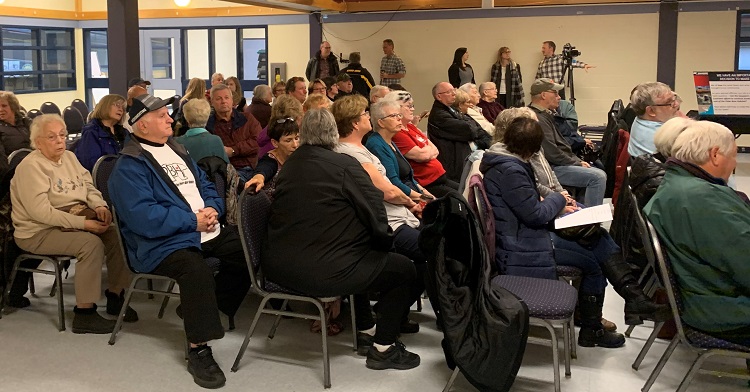 Municipal officials listening to residents about Cochrane Polar Bear Habitat