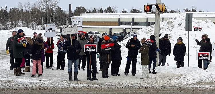 One-day teachers strike underway