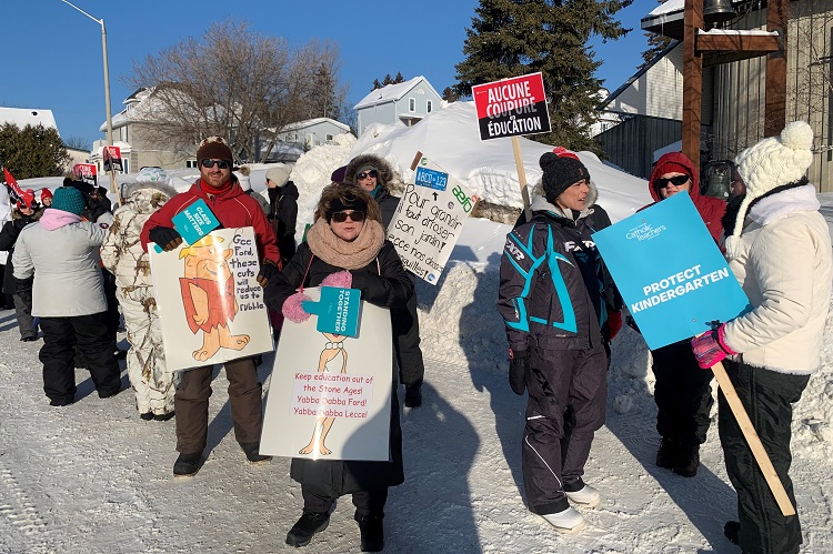 All Ontario teachers on picket lines today