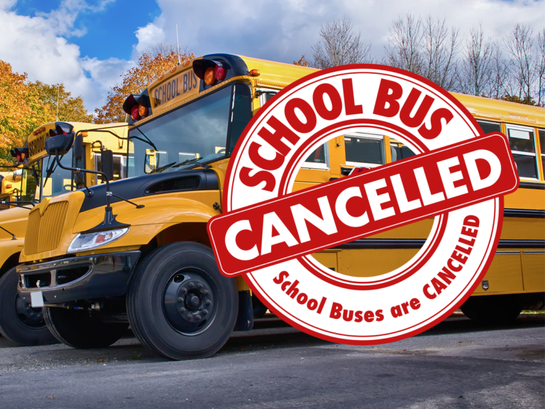 School Bus Cancellations for November 11th 2022