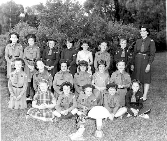 Iroquois Falls Pioneer Museum photo identity search: Girl Guides and the high school band
