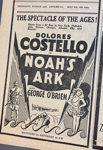 Cochrane history: Newspaper ads in 1930