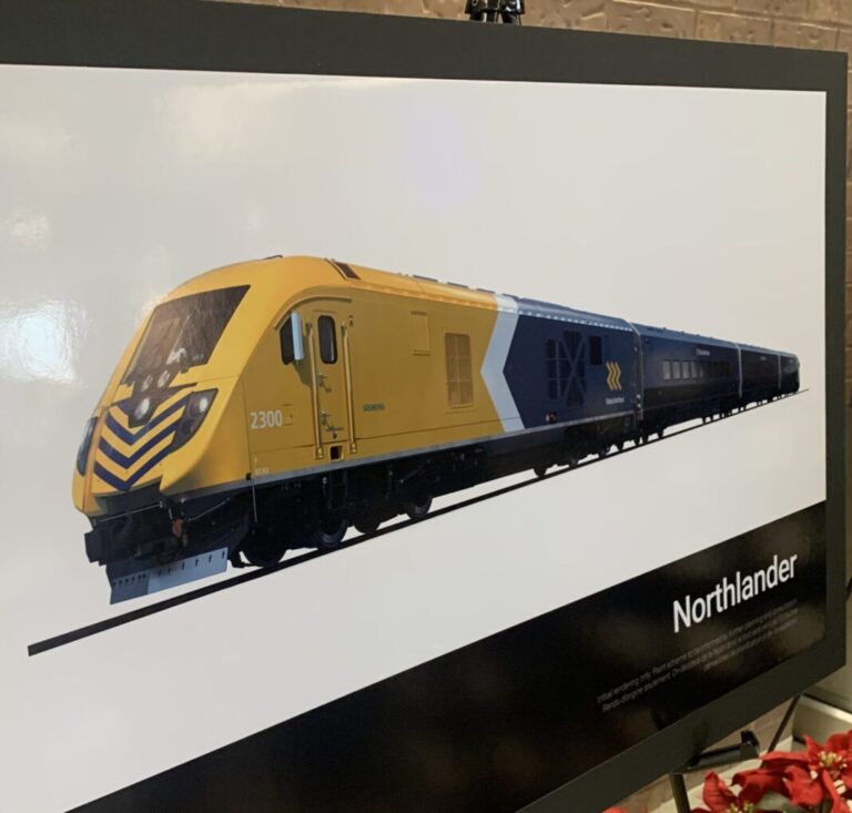ONTC chairman reports progress on trainsets for return of Northlander