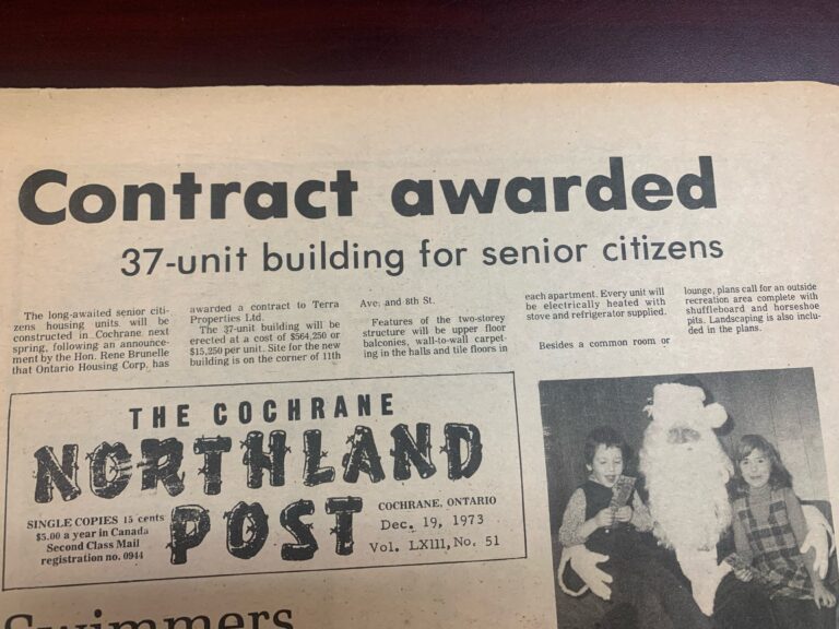 Cochrane history – seniors building and where’s the beef