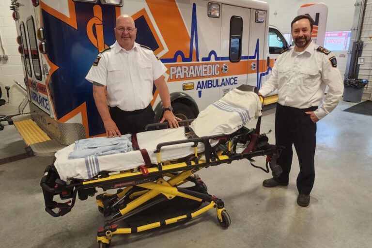 District paramedic service donates equipment to Northern College paramedic program