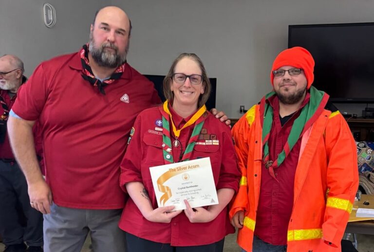Two Cochrane Scouters honoured